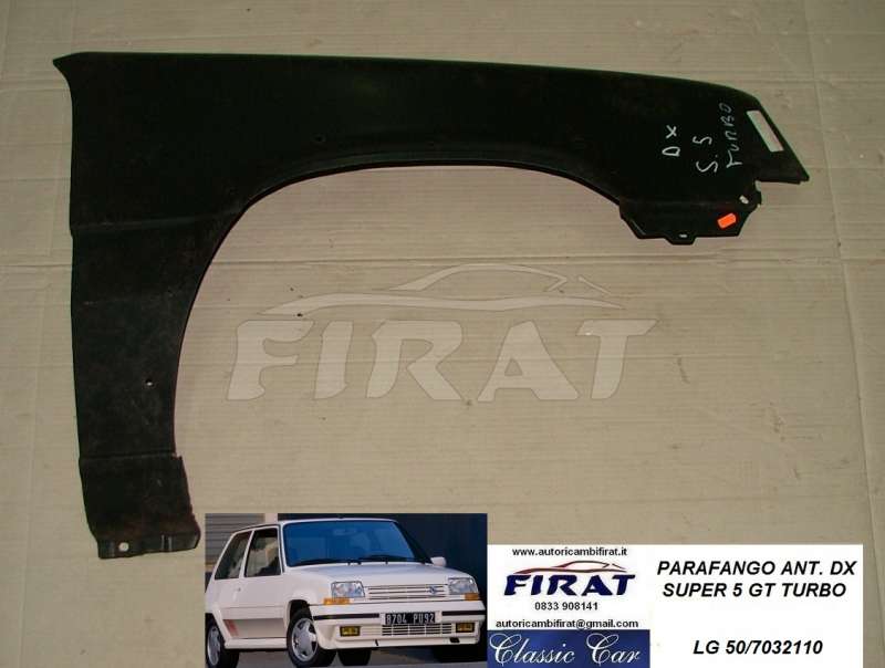 PARAFANGO RENAULT SUPER 5 GT TURBO ANT.DX